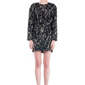 Black and Gold Metallic Mini